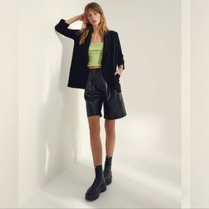 Aritzia Wilfred Chevalier black Blazer Jacket Size 0